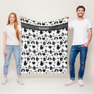 Kids Cute Warming Up Tea Cocoa Hot Chocolate Mug Fleece Blanket