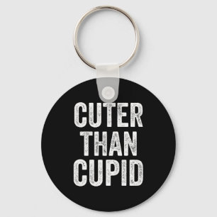 Kids Cuter Than Cupid Toddler Boy Valentines Day B Key Ring
