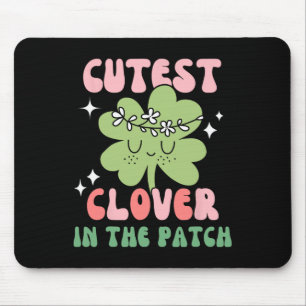 Kids Cutest Clover In The Patch Toddler Girl St Pa Mouse Pad