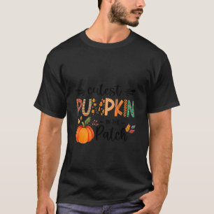 Kids Cutest Pumpkin In The Patch Halloween Girls T T-Shirt