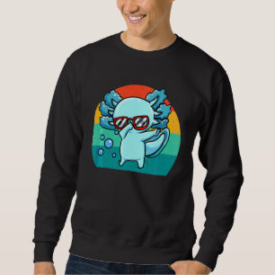 Kids Dabbing Axolotl Cute Axolotl Amphibian Sweatshirt