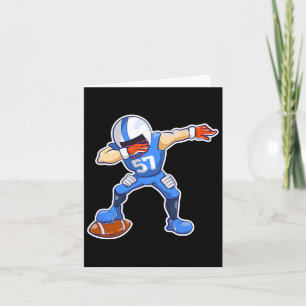 Kids Dabbing Football Dab Dance Funny Boys Gift Card