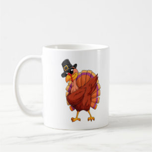Kids Dabbing turkey thanksgiving cool for evening  Coffee Mug