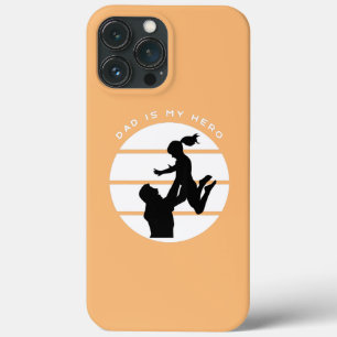 Kids DAD IS MY HERO GIRL  iPhone 13 Pro Max Case