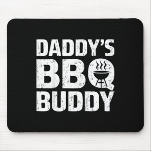 Kids Daddy's Bbq Buddy Shirt Young Boy Girl Funny  Mouse Pad