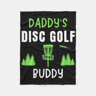 Kids Daddy's Disc Golf Boy Girl Frisbee Golfing Di Fleece Blanket