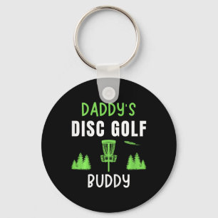Kids Daddy's Disc Golf Boy Girl Frisbee Golfing Di Key Ring