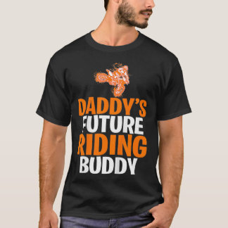 Kids Daddys Future Riding Buddy Motocross Kids T-Shirt