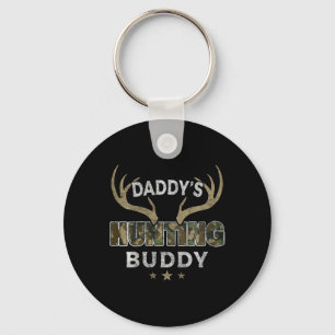 Kids Daddy's Hunting Buddy Funny Daughter Son Futu Key Ring