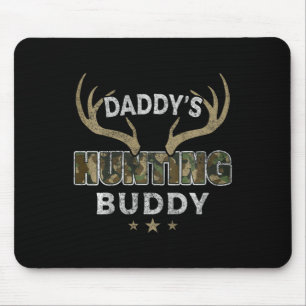 Kids Daddy's Hunting Buddy Funny Daughter Son Futu Mouse Pad