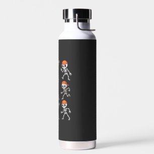 Kids Dancing Skeleton Halloween Water Bottle