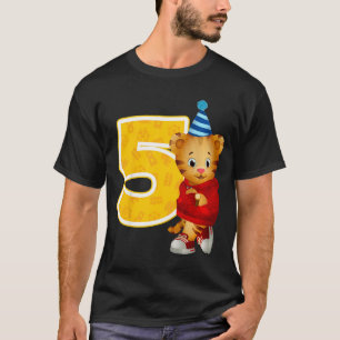 Kids Daniel Tiger'S Neighbourhood My 5Th Birthday  T-Shirt
