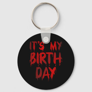 Kids December Funny Birthday Quote Horror Movie Key Ring