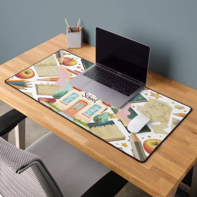Kids Desk Mat for Back to School | Study Desk Pad  (Office 2)