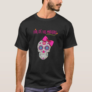 Kids Dia De Los Muertos Sugar Skull Day Of The Dea T-Shirt