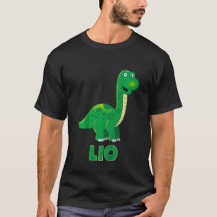Kids Dino dinosaur name Lio T-Shirt