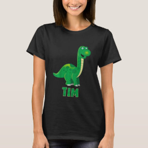Kids Dino dinosaur name Tim T-Shirt