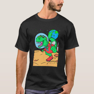 Kids Dino Planet & Dinosaurs In Space T-Shirt