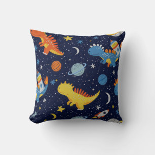 Kids Dinos, Space Dinosaurs Cushion