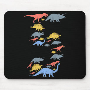 Kids Dinosaur 5th Birthday  For 5 Year Old Girls a Mouse Pad