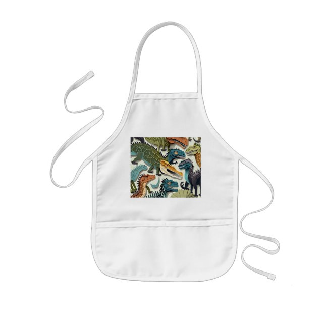 Kid's Dinosaur Apron (Front)
