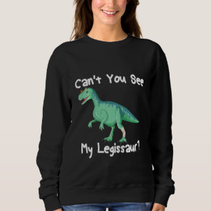 Kids Dinosaur Broken Leg Get Well Soon For Boys Le Sweatshirt