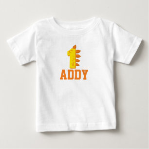 Kid's Dinosaur Customisable First Birthday Shirt