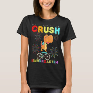 Kids Dinosaur Im Ready To Crush Kindergarten Bike T-Shirt