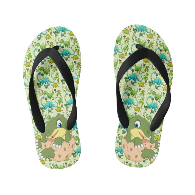 Kids Dinosaur  Kid's Thongs (Footbed)