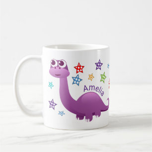 Kids Dinosaur Personalised Coffee Mug