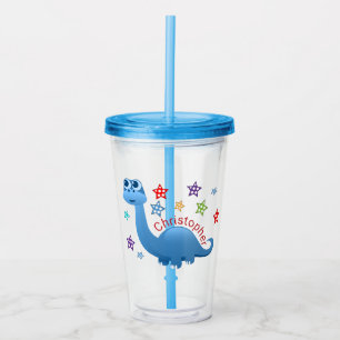 Kids Dinosaur Personalized Acrylic Tumbler