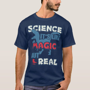 Kids Dinosaur & T-rex science like magic shirts fo