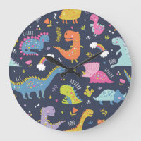 Kids Dinosaurs: Colourful Vintage Pattern