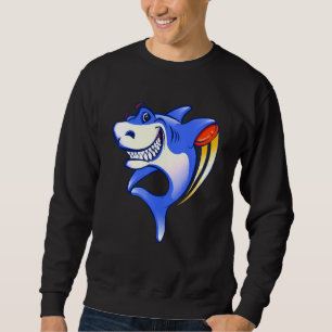 Kids Disc Golf Shark Sweatshirt