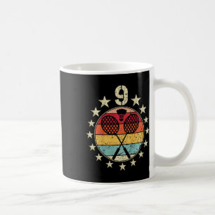 Kids Dminton Birthday 9 Year Old Boy Dminton 9th B Coffee Mug