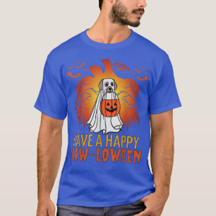 Kids Dog Ghost Halloween Costume Trick Or Treating T-Shirt
