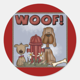 Kids Dog T-shirts and Kids Dog Gifts Classic Round Sticker