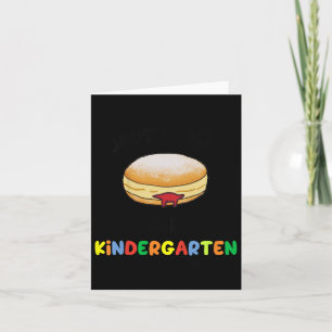 Kids Doughnut Be Jelly Kindergarten Back To School Card