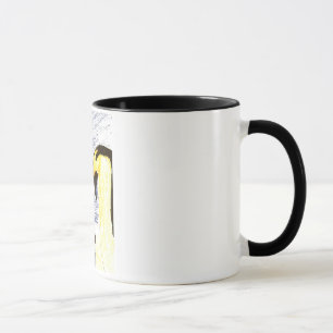 Kids Drawing Penguin Family Mug
