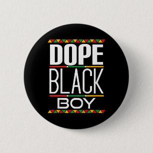 Kids Drug Black Boy Black History Month 6 Cm Round Badge