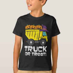 Kids Dump Truck Or Treat Halloween Costume Toddler T-Shirt