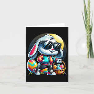 Kids Easter Bunny Boys  Card