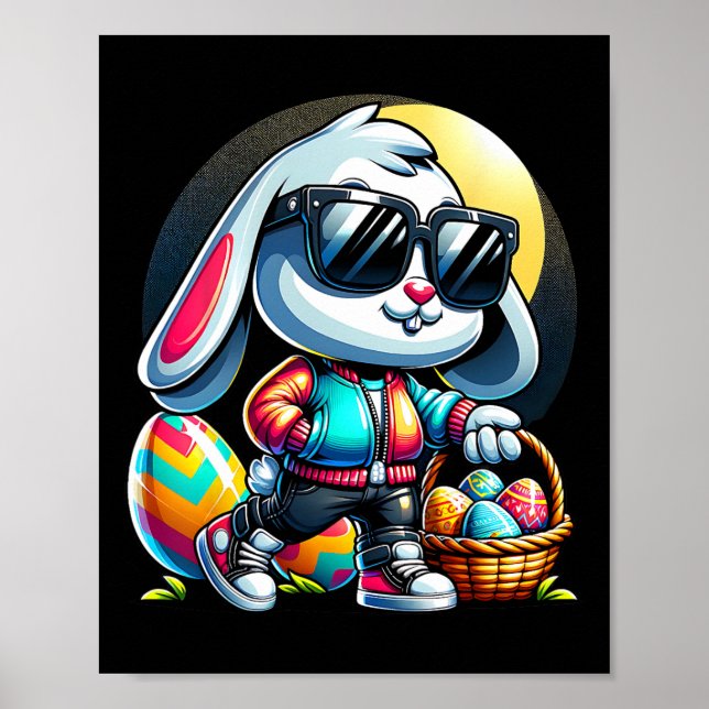 Kids Easter Bunny Boys  Poster (Front)