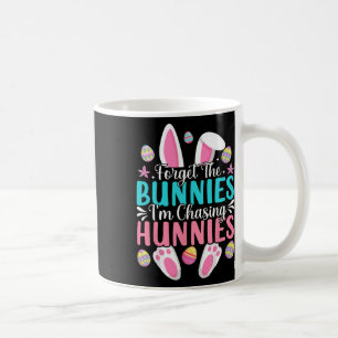 Kids Easter Day Bunny Forget The Bunnies I'm Chasi Coffee Mug
