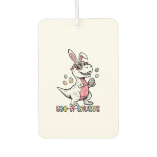 Kids Easter Dino Bunny Egg A Saurus Trex Bunny Boy Car Air Freshener