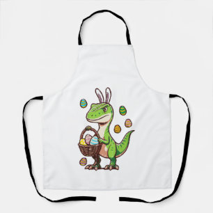 Kids Easter Dinosaur Trex Egg Hunting Boys Kids To Apron