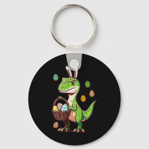 Kids Easter Dinosaur Trex Egg Hunting Boys Kids To Key Ring