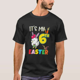 Kids Easter Egg Hunt 6Th Birthday Cute Easter Chic T-Shirt