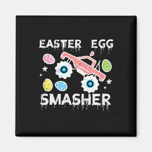 Kids Easter Egg Smasher Monster Truck Toddler Boys Magnet