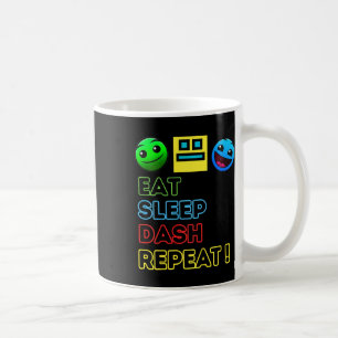 Kids Eat Sleep Dash Repeat Video Game Geometry Vid Coffee Mug